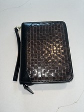 Franklin Quest Leather Planner Binder 8x6 Zip...