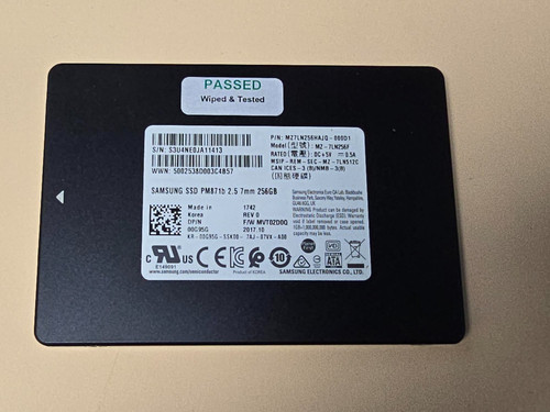 2x Restposten Samsung PM871b 128GB SSD 2,5" SATA III 6Gb/s MZ-7LN256F 0G95G inkl MwSt