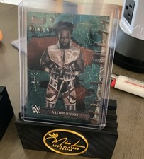 2025 Topps Chrome WWE X Cactus Jack - Xavier Woods, Xavier Woods #18 Teal Laser