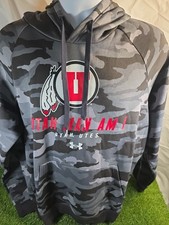 utah utes under armour Men's Hooded Sweatshirt Size Large NWT