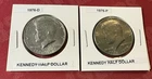 1976 P & D Kennedy Half Dollar USA 2 Coin Set Philadelphia & Denver Mint