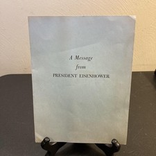 Dwight Eisenhower to Edison Electric Institute Conference Remarks 1954 Booklet