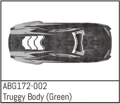 ABSIMA Truggy Body (RED) / ABG172-002