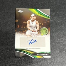 2025 Topps Chrome Tennis Katie Volynets Auto 