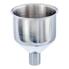 Compact Stainless Steel Funnel For Hip Flasks Mess Free Beverage Filling Tool