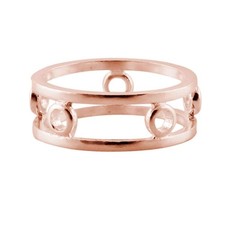 925 Sterling Silver 2.5mm Round Semi Mount Eternity Ring For Wedding Ring