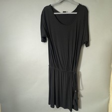 UNIQLO x Double Standard Clothing Dress Womens M Black Modal Drawstring