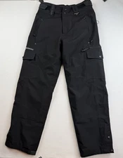 Ocean Earth OE Pro Series Snow Pants Mens Small Black Waterproof Ski Snowboard