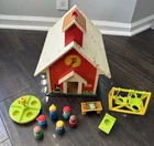 Vintage 1971 Fisher Price Little People #923 Play Family School House