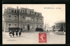 CPA Meyzieux, La Mairie 1907 