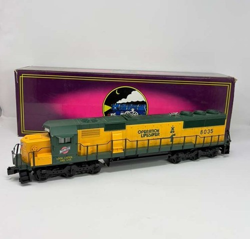 MTH EMD SD60 Chicago y North Western #8035 operación salvavidas calibre O | Condition: Used