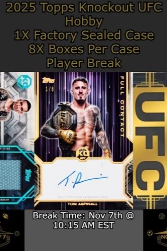 2025 Topps Knockout UFC Hobby - 1X Case Player BREAK #7