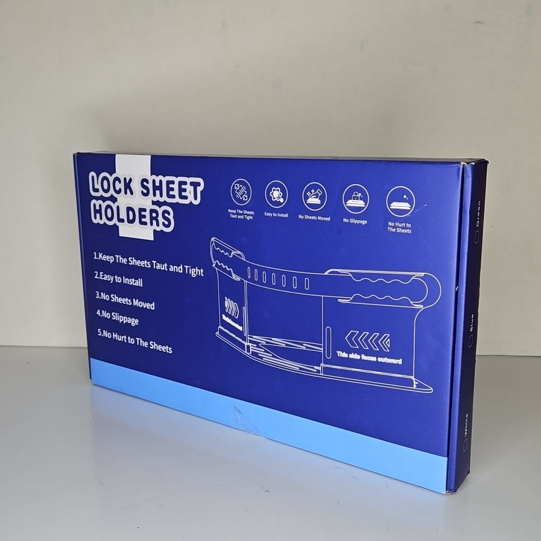 Lock Sheet Holders Bed sheet holder with lock strips Heavy-Duty sheet holders 