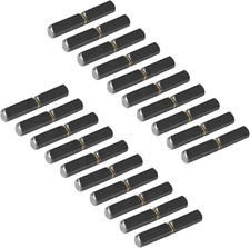 20 Pack 2-1/2" X 3/8" Weld on Bullet Hinges, Lift off Weldable Barrel Hinges for
