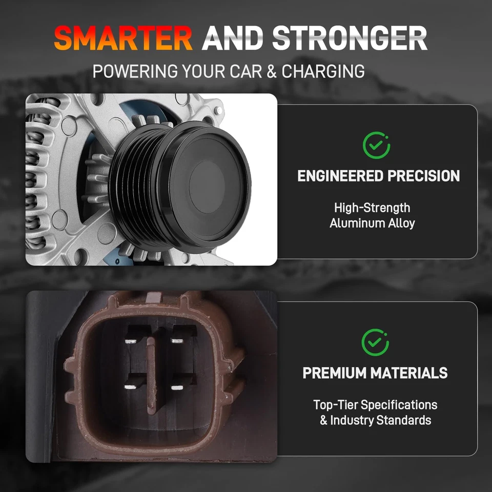 Alternator For Toyota Corolla 1.8L 2009 2010 2011 2012 2013 11385 11386 11577 - Image 4 of 4