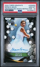 Monica Seles On Card Auto PSA 10 1/10 SSP 2024 Topps Graphite #GS-MSS Signatures