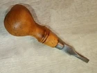 TOGA MADE IN ENGLAND VINTAGE BOXWOOD HANDLE FLAT HEAD SCREWDRIVER 135mm