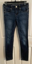 American Eagle Outfitters Size 0 Regular Women's Super Stretch Skinny Blue Jeans