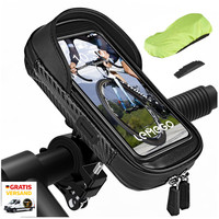 Wasserdicht Fahrrad Handyhalterung 360 Drehbar Lenkertasche 7