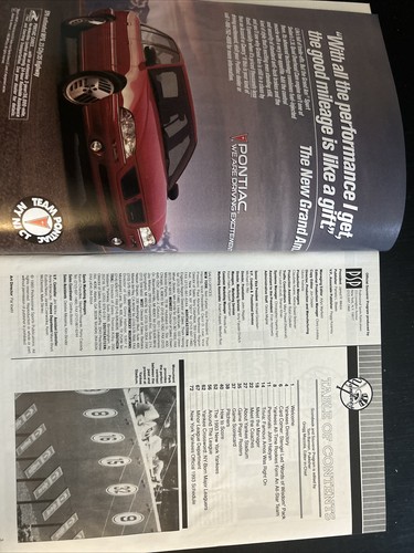 1993 NY Yankees Scorecard Program Wade Boggs Angels Yankees Unscored! - Picture 4 of 9