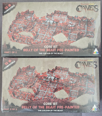 * Dungeons & Lasers: Caves * Belly of the B  **NEU OVP * DnD * D&D * Pre-Painted