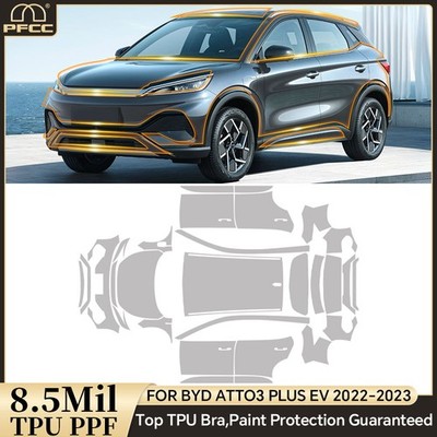 For BYD ATTO3 Plus EV 2022 2023 Full Car Precut Paint Protection Film Matte PPF