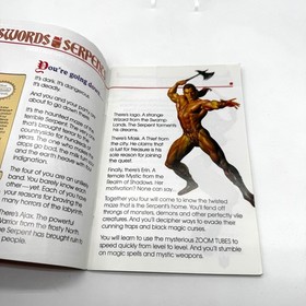 Swords and Serpents NES Nintendo Manual Only (No Game)