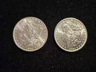 Pair of 1884 and 1884-O $1 Morgan Silver Dollar - UNC