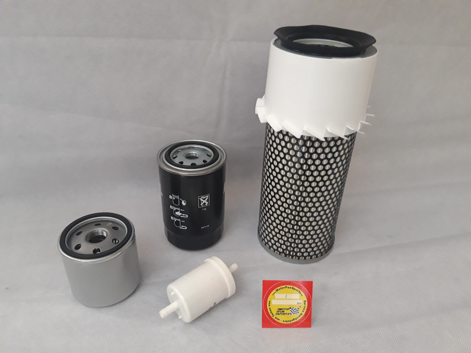 Filter Set (Small) Suitable For Kubota Kh 14 with Engine D1301BH Year 1987-1990