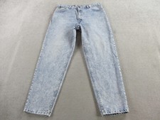 VINTAGE Levis 550 Jeans Mens 38x32 Blue Denim Orange Tab 80s Acid Wash USA Made