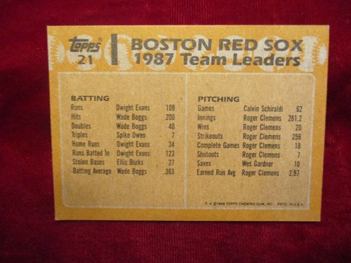 Tarjetas de béisbol Topps Wade Boggs (elige un año) - Imagen 17 de 77