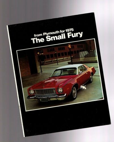 1975 PLYMOUTH FURY Brochure/Catalogo: ROAD RUNNER,SPORT, PERSONALIZZATO, - Foto 1 di 3