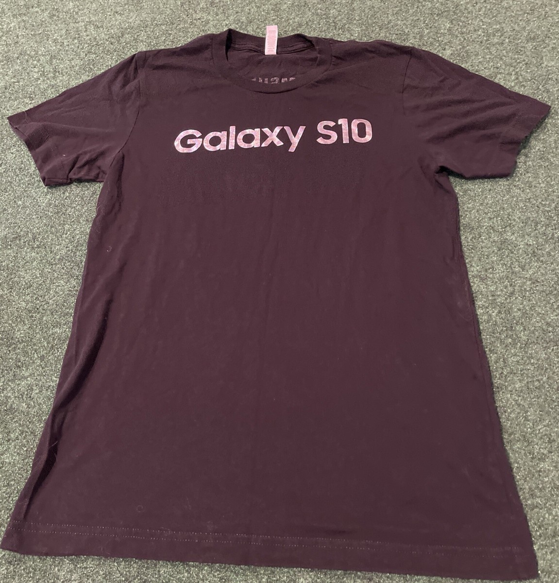 Samsung Shirt Men's Medium Black Short Sleeve Galaxy S10