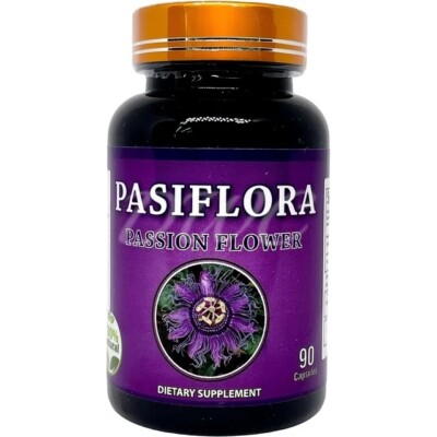 Productos El Colibri Pasiflora Passion Flower Extract 90 Tablets 900mg