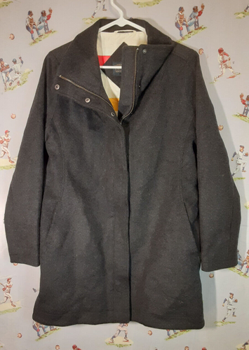 🌄 Pendleton Cascade Campbell Wool Water Resistant Coat Jacket Gray Small