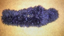 55x4 Inch Blue Fluffy Funky Scarf Unisex