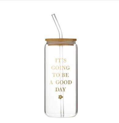 Cold Brew Glass Tumbler-IT S GOING TO BE A GOOD DAY