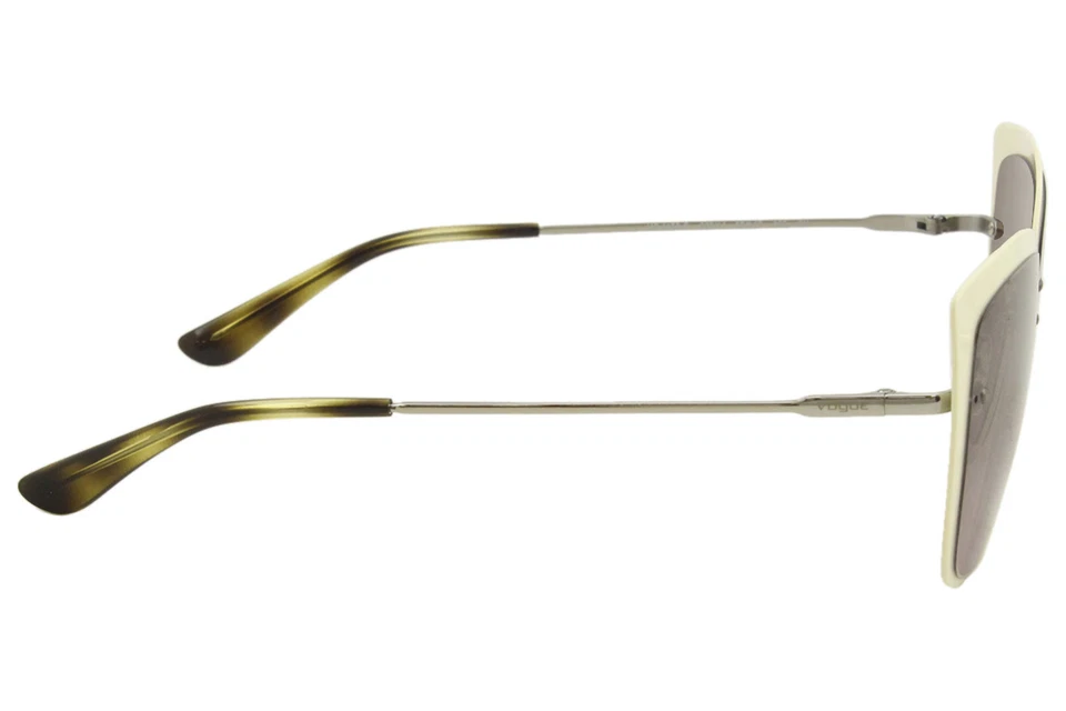 Vogue Women's VO4158S VO/4158/S 323/14 Silver/Beige Cat Eye Sunglasses 55mm - Image 3 of 4