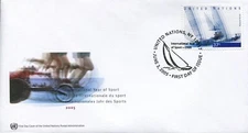 United Nations New York 887-888 Set of 2 FDC Sports