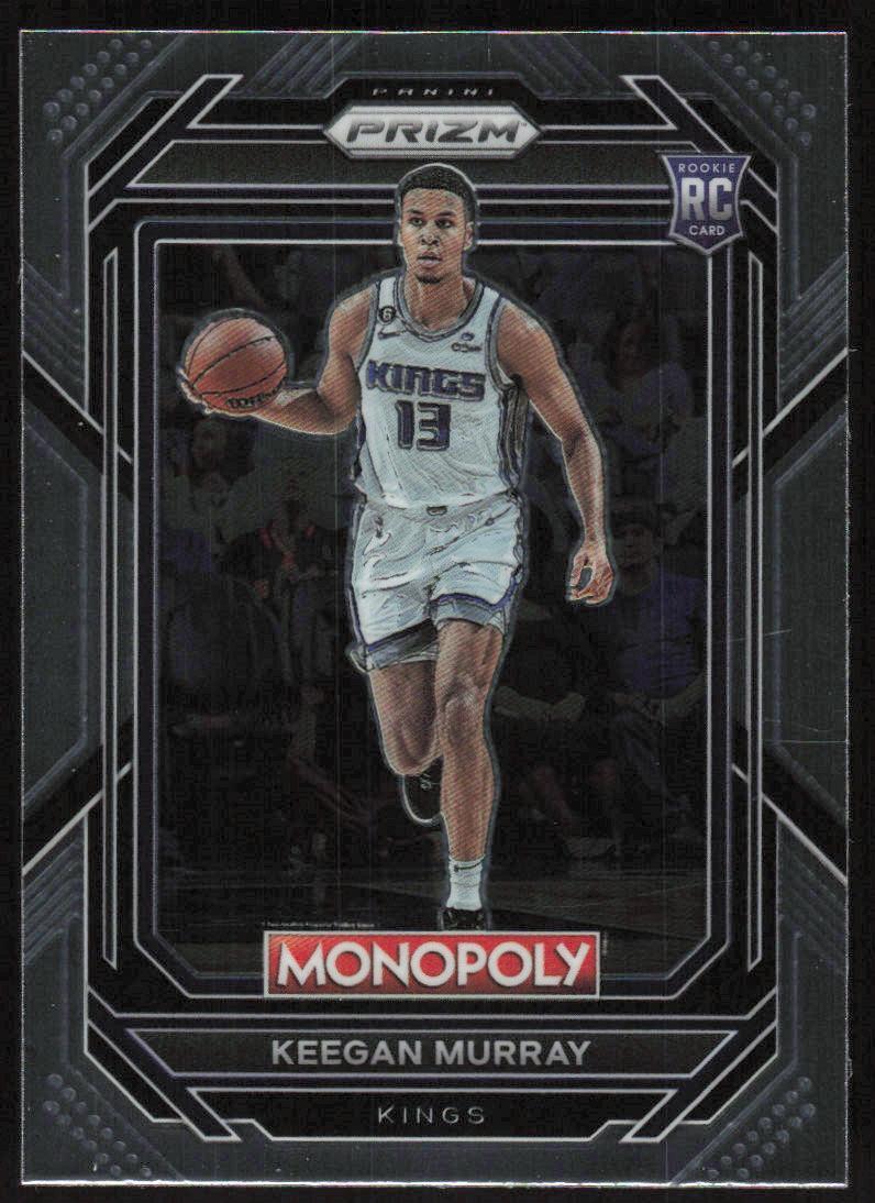 2022-23 Panini Prizm Monopoly 78 Keegan Murray Kings Basketball Card RC