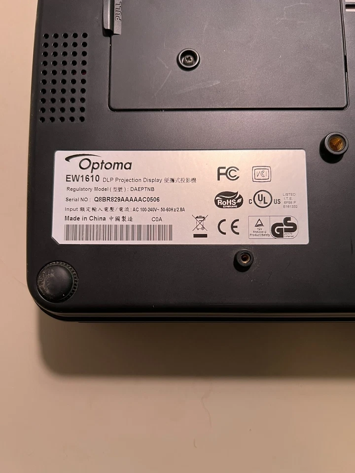 Optoma EW1610 Projector 1280x800 16:10 2700 ANSI Lumens 2,000:1 - Image 4 of 4