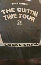 Zach Bryan - The Quittin Time Tour Local Crew Hi VIZ Vest L-XL