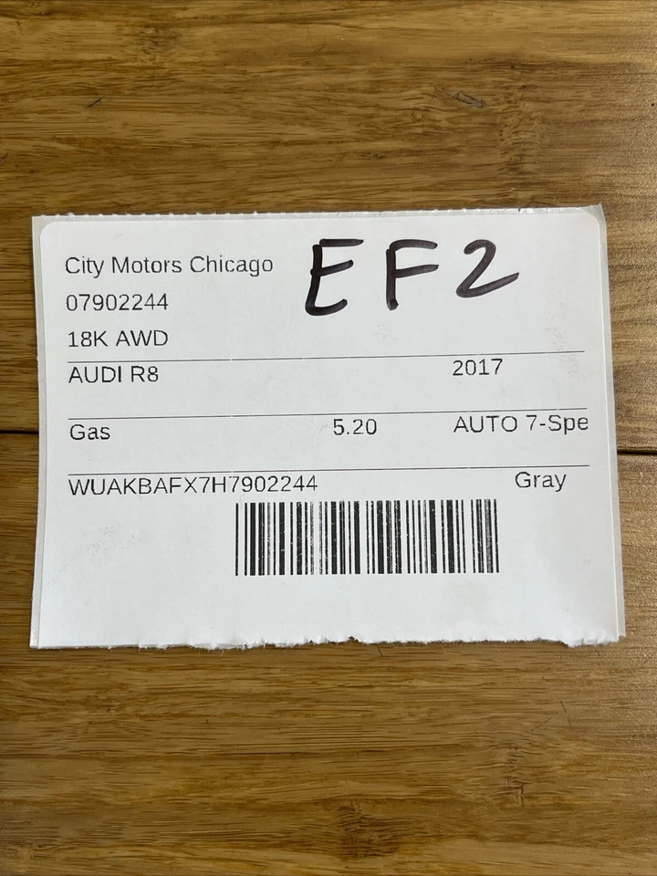 Amortiguador de vibración del cigüeñal del motor V10 5,2 L fabricante de equipos originales Audi R8 2017-2023 18 k millas Foto 2 de 4