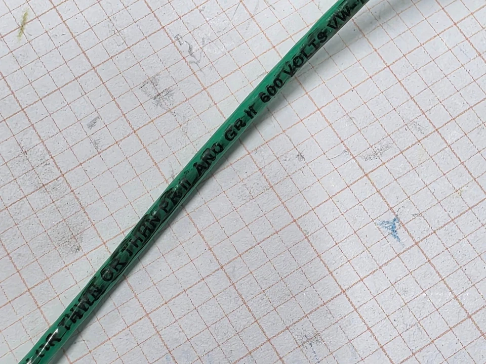 Alambre de construcción Southwire #12awg 19 trenzado THHN/THWN/MTW 90C/600V verde/100 ft Foto 3 de 4