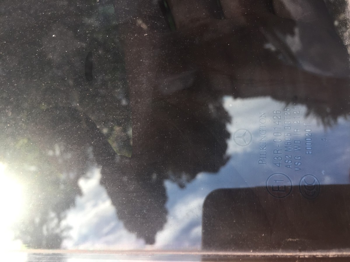 2000-2006 Mercedes-Benz W220 door window DOUBLE glass S430 S500