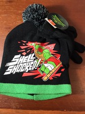 Teenage Mutant Ninja Turtles Beanie and Gloves set New /w Tags ABG Accessories