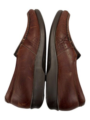 Zapato mocasín de mujer SAS talla 11,5 ancho medio cuero marrón - Imagen 9 de 11