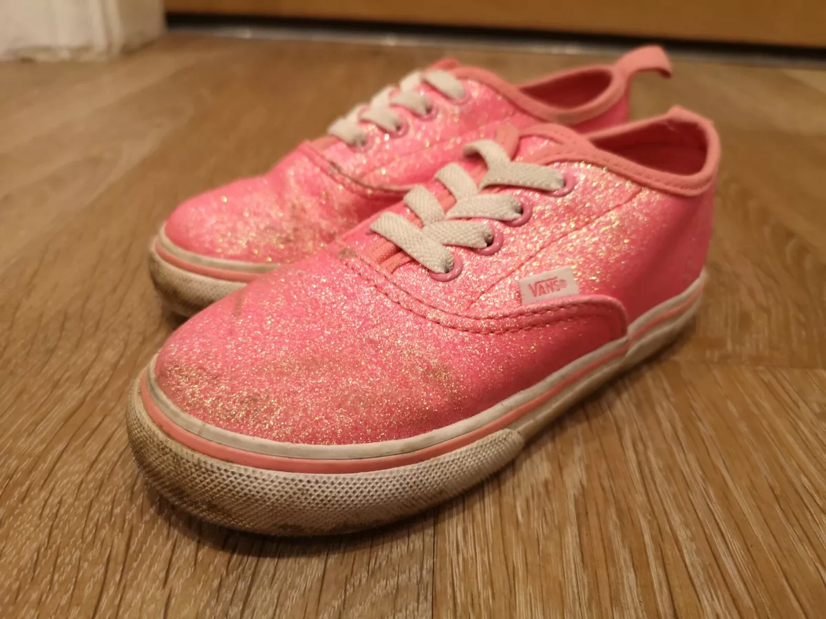 Sparkly pink vans sale