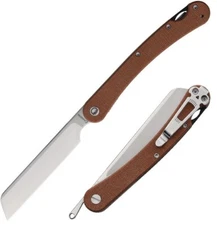 Daggerr Knives Boris Britva Folding Knife 3.75" VG-10 Steel Blade Micarta Handle