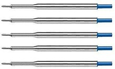 5 Intrepid Fine Blue Ballpoint Refill : Papermate Lubriglide, Aspire, PhD Pens